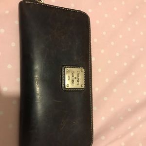 Dark Brown (Mocha) Dooney and Bourke wallet.